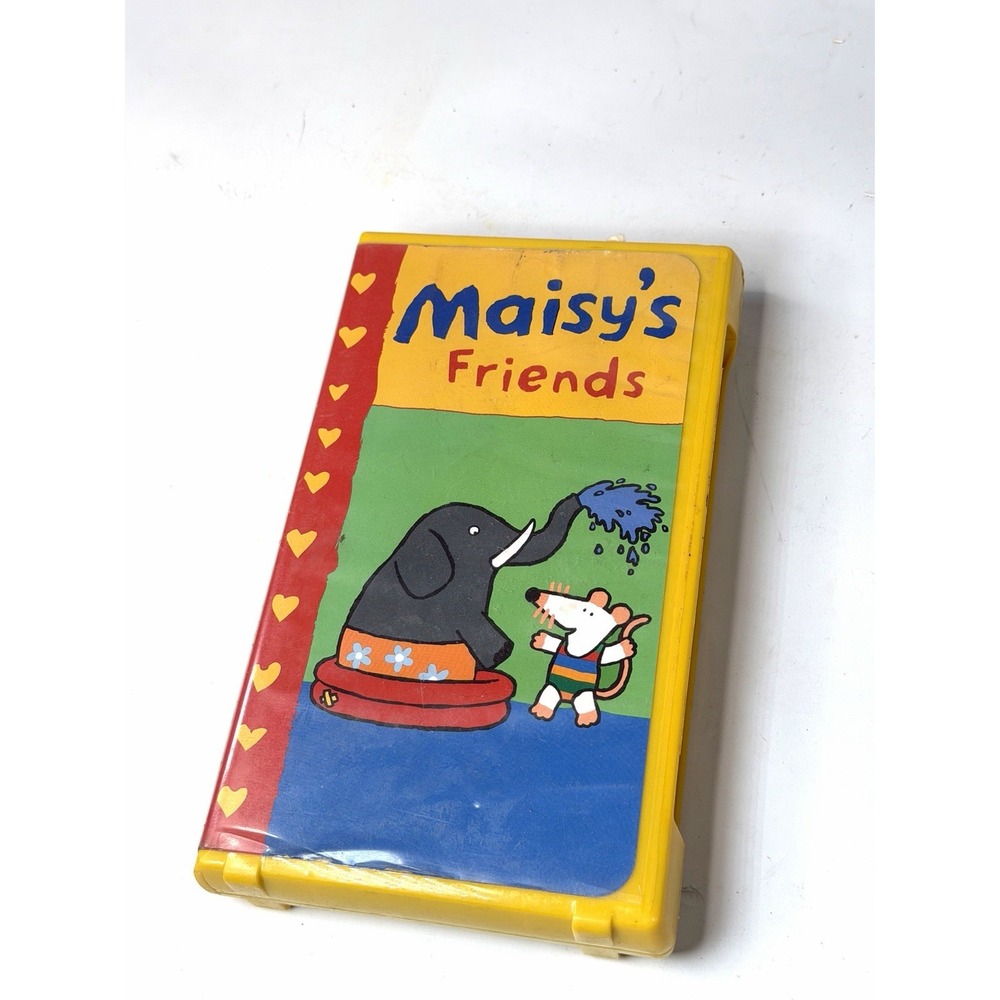 Maisy's Friends 1999 VHS Animated Mouse Children's Yellow Clamshell